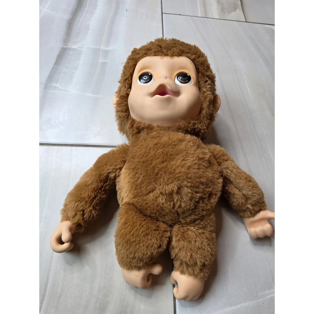 Moose Toys Little Live‎ Pets Mango the Monkey Interactive Plush Brown 2023 26558